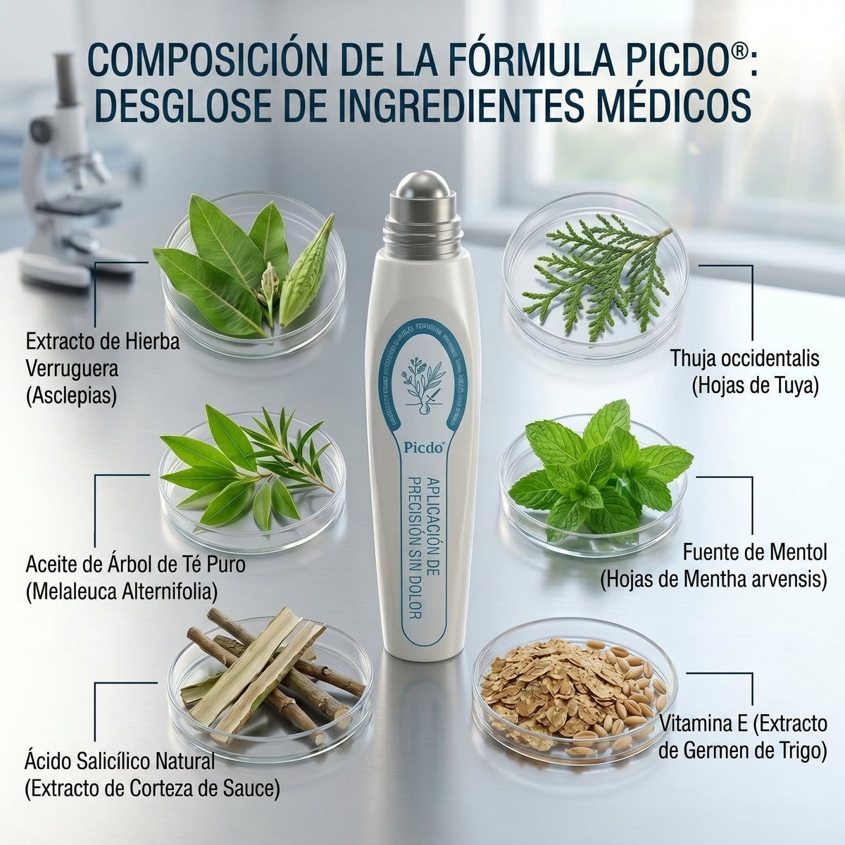 𝐏𝐢𝐜𝐝𝐨® 🍇🍇 Borrador de Verrugas y Manchas en 7 Días (𝐀𝐩𝐥𝐢𝐜𝐚𝐝𝐨𝐫 𝐫𝐨𝐥𝐥-𝐨𝐧: 𝐬𝐢𝐧 𝐝𝐨𝐥𝐨𝐫 𝐧𝐢 𝐜𝐢𝐜𝐚𝐭𝐫𝐢𝐜𝐞𝐬)✨
